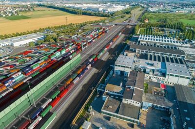 Visualisierung neuer KV-Terminal Regensburg-Burgweinting.
