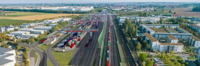 Visualisierung neuer KV-Terminal Regensburg-Burgweinting.